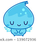 Water, water droplets, water spirits, fairies, characters, cute 139072936