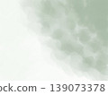 A watercolor painting with a fantastical green gradient. 139073378