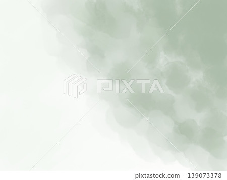 一幅水彩畫，有著夢幻般的綠色漸層。 139073378
