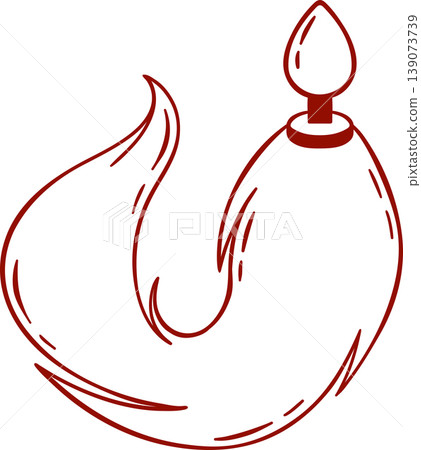 butt plug, fox fur tail, adult sex toy, accessories for sex games and bdsm, linear red icon, doodle and sketch style butt plug, fox fur tail, adult sex toy, accessories for sex games and bdsm, linear red icon, doodle and sketch style 139073739