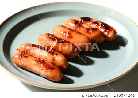 Grilled sausages 139074241