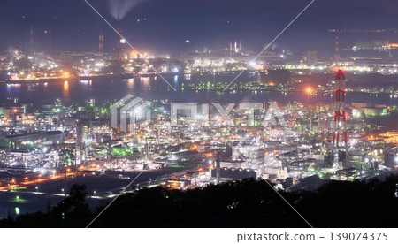 Mizushima複雜工廠夜景 Mizushima複雜工廠夜景 139074375