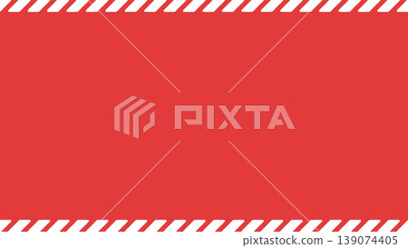 Red background with hand-drawn white diagonal stripe pattern - Simple and pop decorative frame - 16:9 Red background with hand-drawn white diagonal stripe pattern - Simple and pop decorative frame - 16:9 139074405
