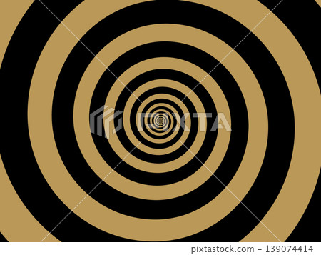 Counterfeit gold and a black clockwise swirl background Counterfeit gold and a black clockwise swirl background 139074414