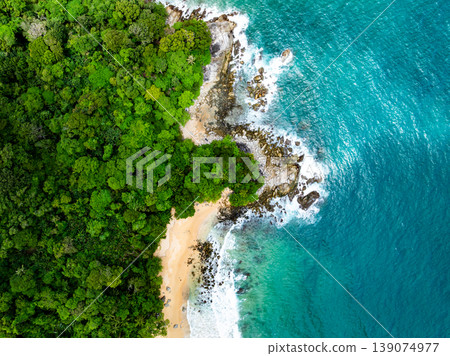 Aerial view landscape nature background,High angle view at Phuket island Thailand Aerial view landscape nature background,High angle view at Phuket island Thailand 139074977