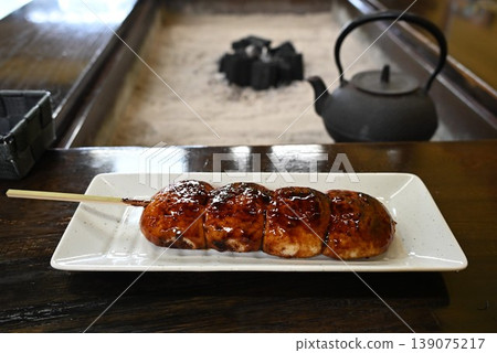 Burnt grilled manju (sweet bun) - Gunma Prefecture Burnt grilled manju (sweet bun) - Gunma Prefecture 139075217