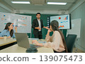 Business people and colleagues are working in the office. 139075473