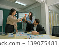 Business people and colleagues are working in the office. 139075481