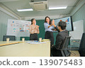 Business people and colleagues are working in the office. 139075483