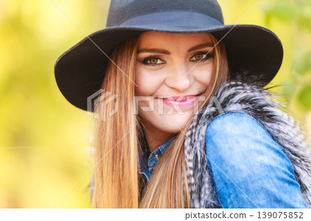 Pretty girl in park Pretty girl in park 139075852