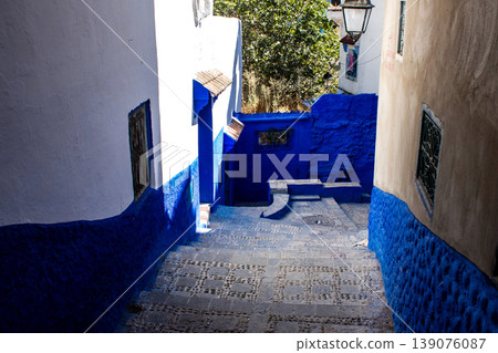 Chefchaouen is a city located in the north Morocco Chefchaouen is a city located in the north Morocco 139076087