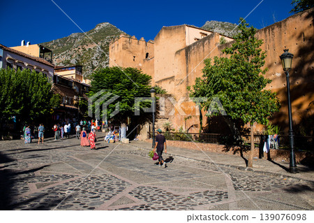 Chefchaouen is a city located in the north Morocco Chefchaouen is a city located in the north Morocco 139076098