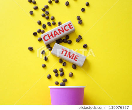 Change Time symbol. Concept words Change Time on beautiful wooden picture frame. Beautiful yellow background with coffee cup and coffee beans. Business and Change Time concept. Copy space. Change Time symbol. Concept words Change Time on beautiful wooden picture frame. Beautiful yellow background with coffee cup and coffee beans. Business and Change Time concept. Copy space. 139076557