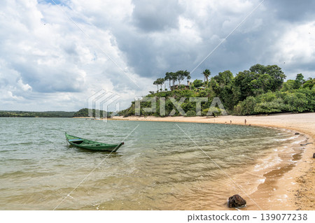 The Island of Love, Ilha do Amor in Alter do Chao, state of Para, Brazil. Also known as the Amazon caribbean. The Island of Love, Ilha do Amor in Alter do Chao, state of Para, Brazil. Also known as the Amazon caribbean. 139077238