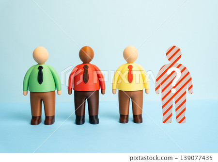 A vacancy in a business team. Labor shortage in the labor market creates challenges. Recruitment, retention and workforce planning shape organizational growth. A vacancy in a business team. Labor shortage in the labor market creates challenges. Recruitment, retention and workforce planning shape organizational growth. 139077435