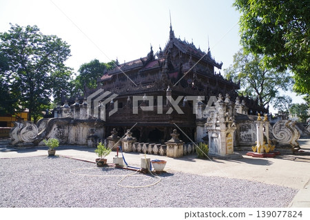 Shwenandaw Monastery, Mandalay, Myanmar 139077824