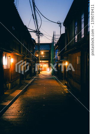 Higashi Chaya District during the Blue Hour Higashi Chaya District during the Blue Hour 139078411