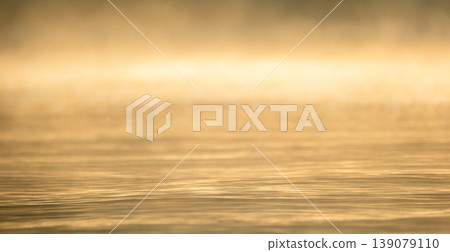 水面上的晨霧 水面上的晨霧 139079110