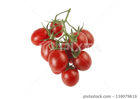 Fresh Cherry Tomatoes on Vine Close Up 139079619