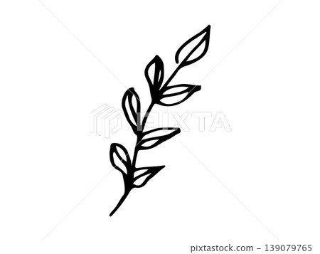 簡單的手寫葉子 簡單的手寫葉子 139079765