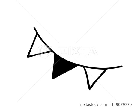 Simple handwritten garland Simple handwritten garland 139079770