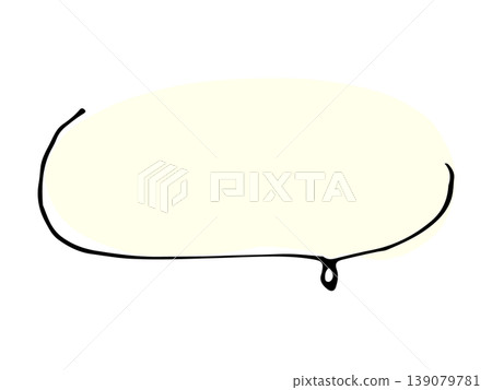 簡單的手寫氣泡 簡單的手寫氣泡 139079781