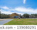 Sunny blue sky and the tourist attraction Ataka no Seki | Ataka Terrace | Komatsu City, Ishikawa Prefecture 139080291