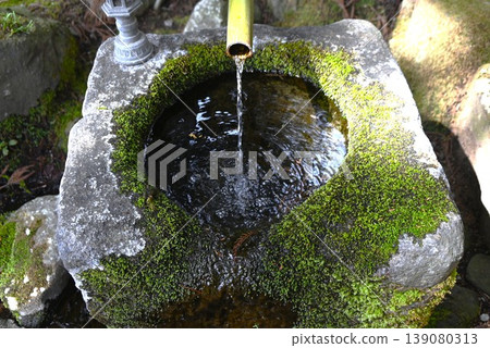 Mossy landscapes, Wabi-Sabi aesthetics, and background materials for Japanese culture. 139080313