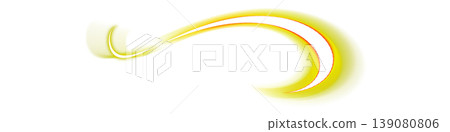 Abstract background material of a yellow light swirl, transparent background. Abstract background material of a yellow light swirl, transparent background. 139080806
