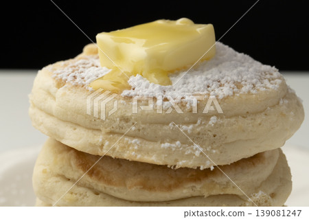 Freshly baked ricotta cheese pancakes Freshly baked ricotta cheese pancakes 139081247
