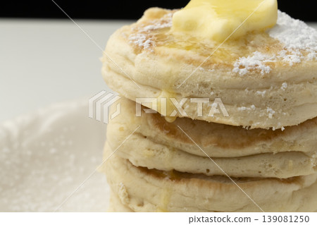 Freshly baked ricotta cheese pancakes Freshly baked ricotta cheese pancakes 139081250