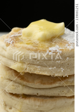 Freshly baked ricotta cheese pancakes 139081251
