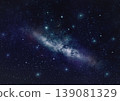 A space of the galaxy atmosphere with stars at dark background 139081329