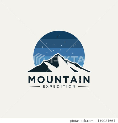 mountain expedition modern logo icon design mountain expedition modern logo icon design 139081661