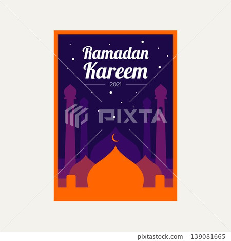 ramadan kareem illustration simple flat poster ramadan kareem illustration simple flat poster 139081665