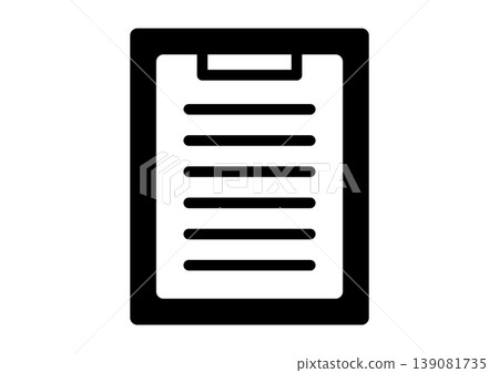 合約、使用說明書圖示、文件、文件、黑白、向量圖 139081735