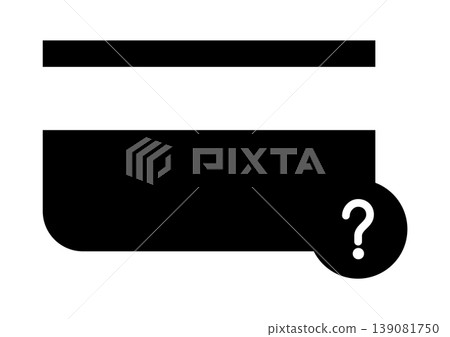 Image of a lost bankbook; icon; bank; financial institution; black and white; vector. Image of a lost bankbook; icon; bank; financial institution; black and white; vector. 139081750