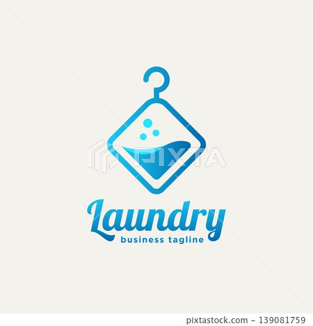 Laundry Washer minimalist line art flat logo icon Laundry Washer minimalist line art flat logo icon 139081759