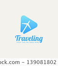 traveling minimalist flat logo icon design 139081802