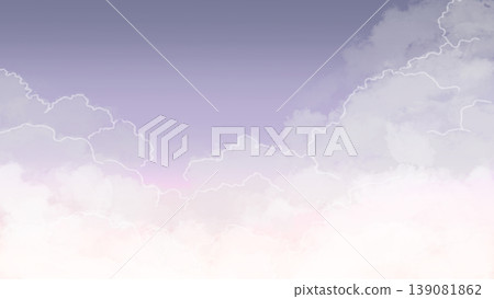 Dreamy pastel-colored sky and cloud background material. A fantastical sky with a gradient effect. Includes space for copying. Dreamy pastel-colored sky and cloud background material. A fantastical sky with a gradient effect. Includes space for copying. 139081862