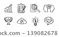 Business and Finance Hand Drawn Doodle Icon Set 139082678