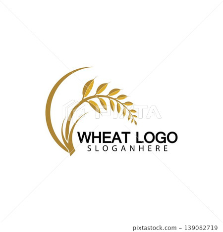Agriculture Wheat logo template vector icon design Agriculture Wheat logo template vector icon design 139082719