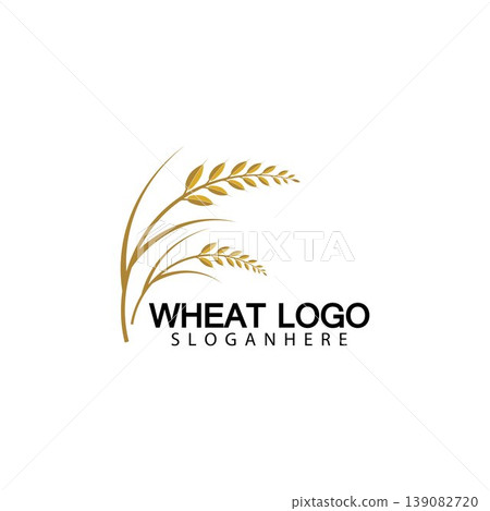 Agriculture Wheat logo template vector icon design Agriculture Wheat logo template vector icon design 139082720