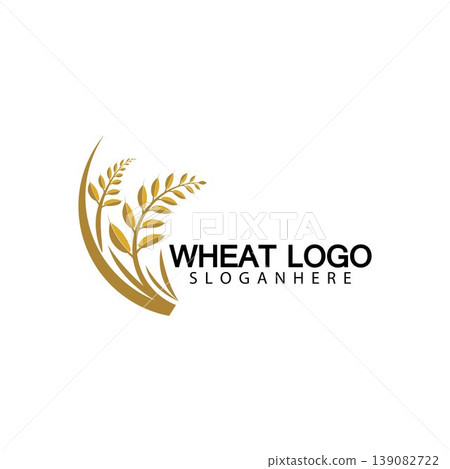 Agriculture Wheat logo template vector icon design Agriculture Wheat logo template vector icon design 139082722