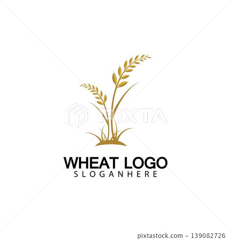 Agriculture Wheat logo template vector icon design Agriculture Wheat logo template vector icon design 139082726