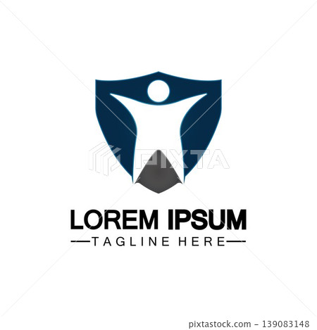 People shield icon.Life Insurance logo, protect human or insurance concept logo vector illustration design isolated on white background People shield icon.Life Insurance logo, protect human or insurance concept logo vector illustration design isolated on white background 139083148