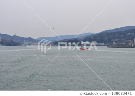 The sea between Toba Port and Sakatejima Island (Toba City, Mie Prefecture) The sea between Toba Port and Sakatejima Island (Toba City, Mie Prefecture) 139083471