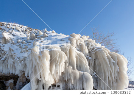 Icicles on the rocks Icicles on the rocks 139083552