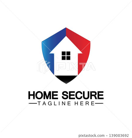 Home secure logo, smart house logo design,Home protection logo design template. Vector shield and house logotype illustration. Home secure logo, smart house logo design,Home protection logo design template. Vector shield and house logotype illustration. 139083692