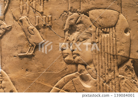 human faces relief human faces relief 139084001